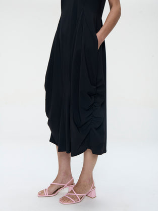 Ria WS stretch technical jersey dress