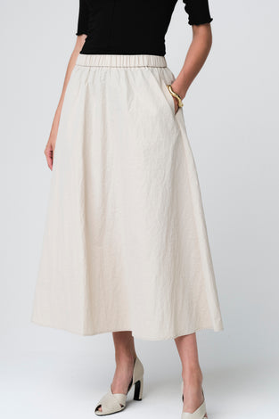 Haruna taffeta skirt