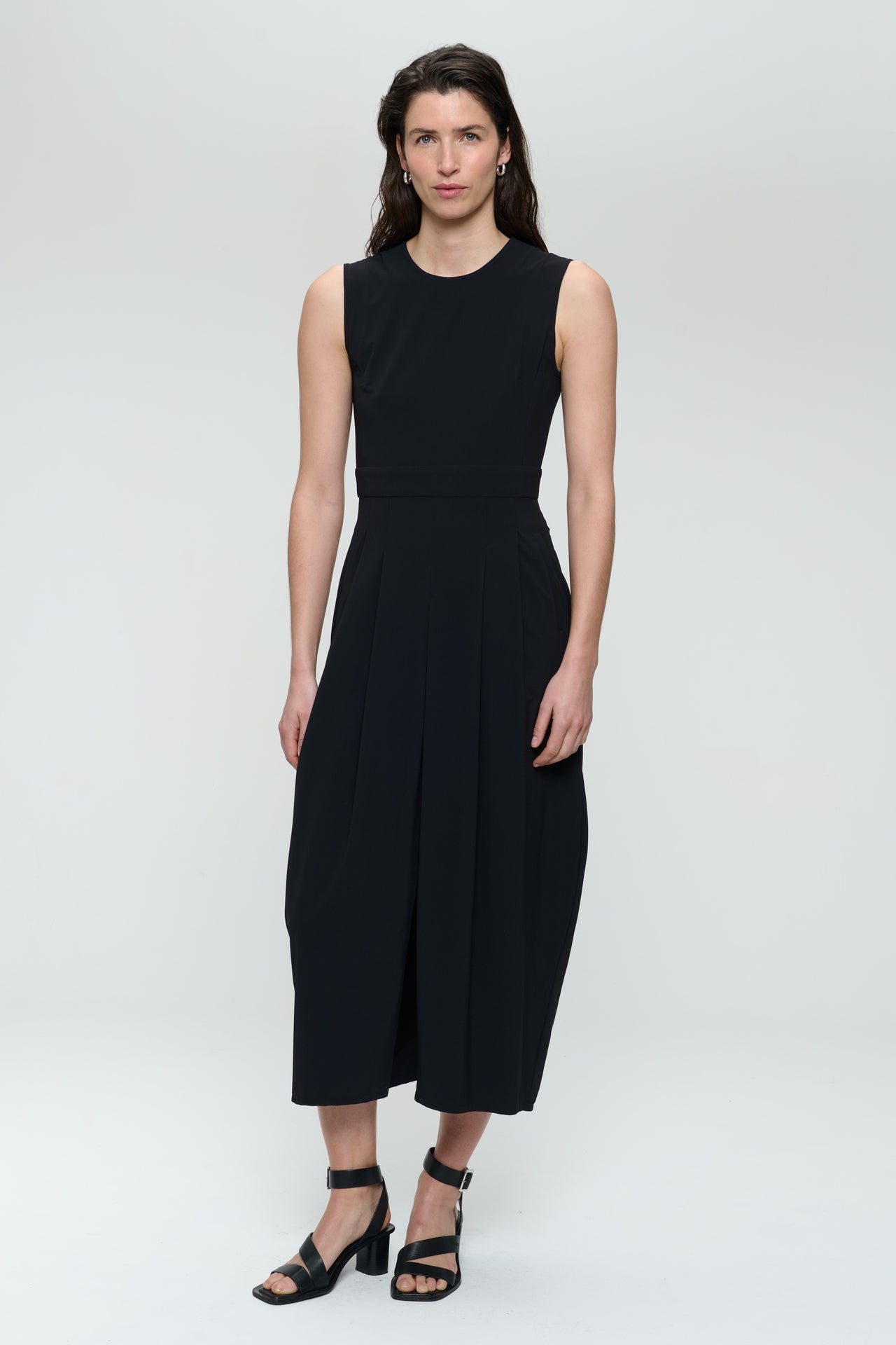 Jackie structure technical jersey dress Jackie structure technical jersey dress