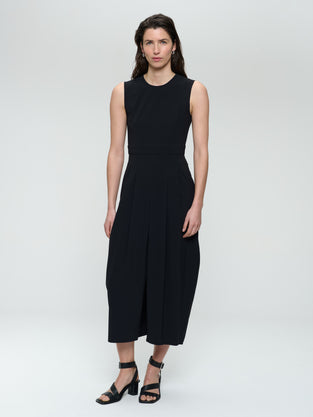 Jackie structure technical jersey dress