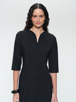 Martinas stretch technical jersey dress