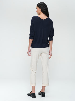 Seamless cotton pullover 317