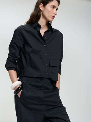 Kerry cotton poplin blouse