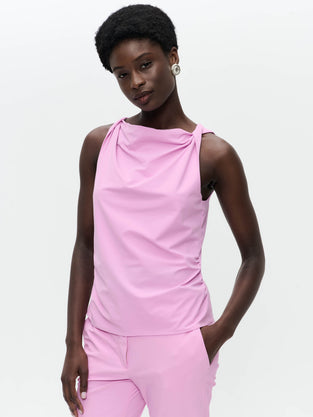 Marika stretch technical jersey top