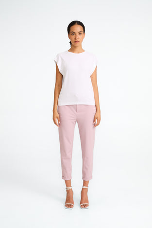 Maria stretch viscose logo top