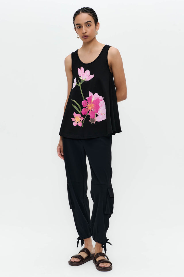 Top cotton print flower Top cotton print flower