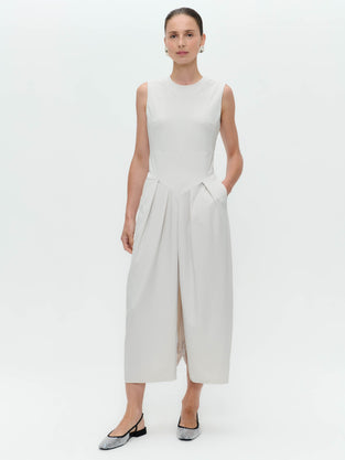 Jacklin stretch technical jersey dress