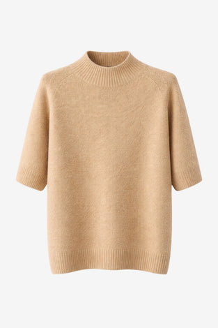 Alpaca knitted dyed top WP09