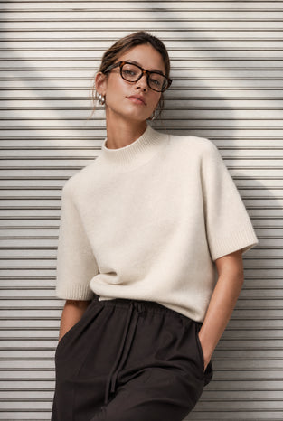 Alpaca knitted dyed top WP09