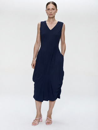 Ria WS stretch technical jersey dress