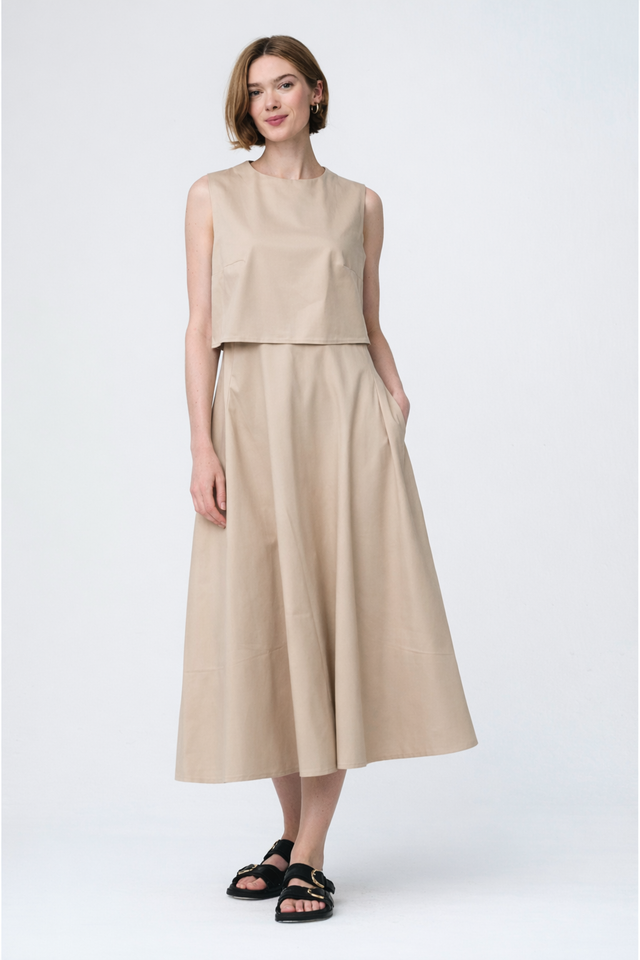 Poplin mid dress 36924 Poplin mid dress 36924