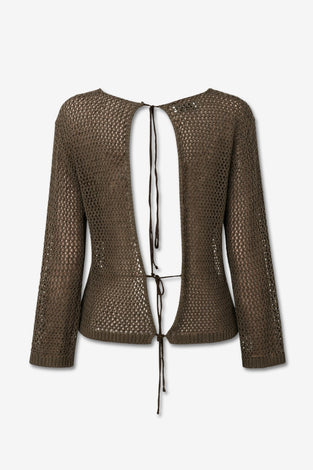Open-back sweater 2041