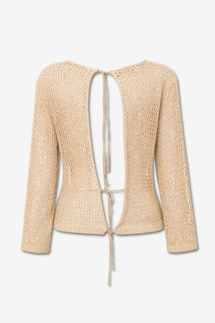 Open-back sweater 2041