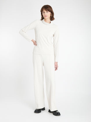 Hilary top brush tech jersey