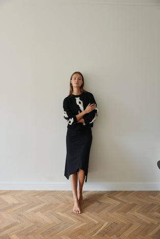 Tine skirt technical jersey