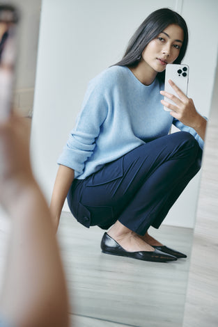 Doris pants brush tech jersey