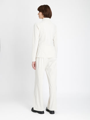 Kikkie blouse brush tech jersey