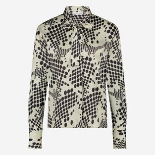 Anija printed stretch viscose blouse