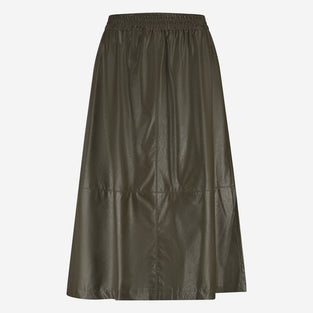 Nitty eco leather skirt