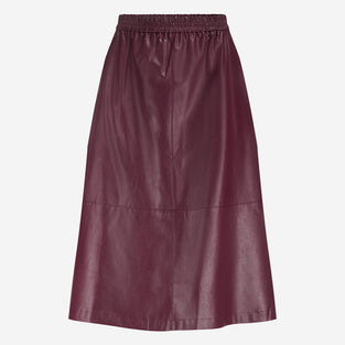 Nitty eco leather skirt