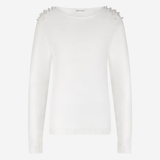 Pullover viscose pearls NB2445P