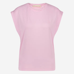 Maria stretch viscose logo top