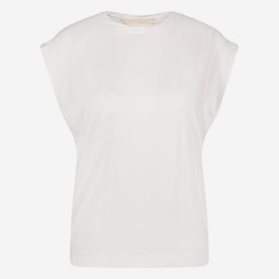 Maria stretch viscose logo top