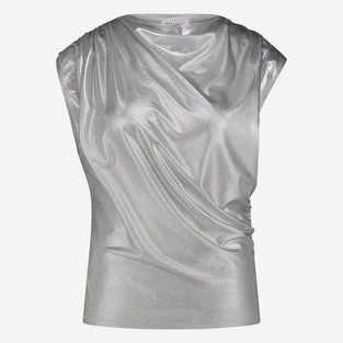 Nelly silver shine foil top