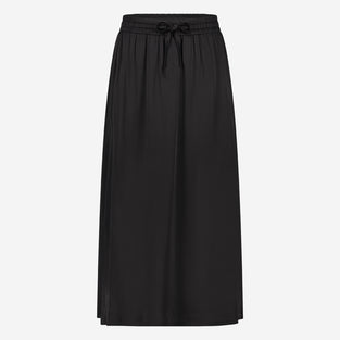 Ina shiny saten rayon viscose skirt