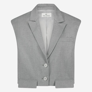 TillyN shiny line viscose vest