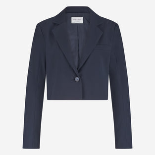 Estele structure technical jersey blazer