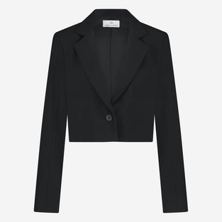 Estele structure technical jersey blazer
