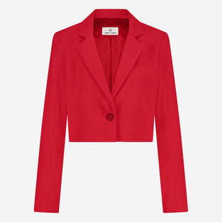 Estele structure technical jersey blazer