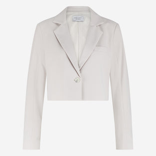 Estele structure technical jersey blazer