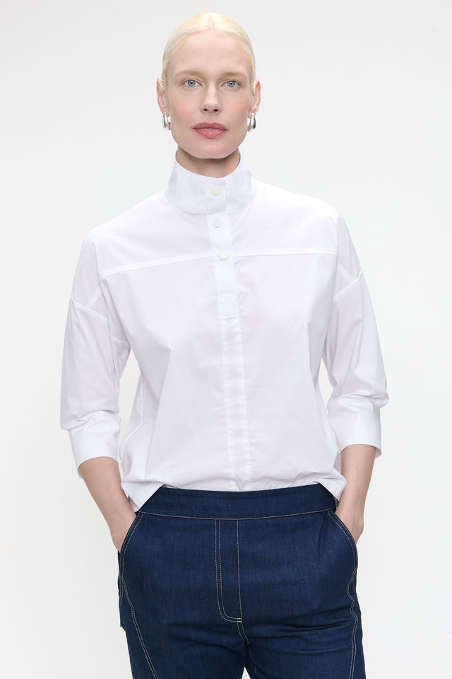 Angelika poplin top
