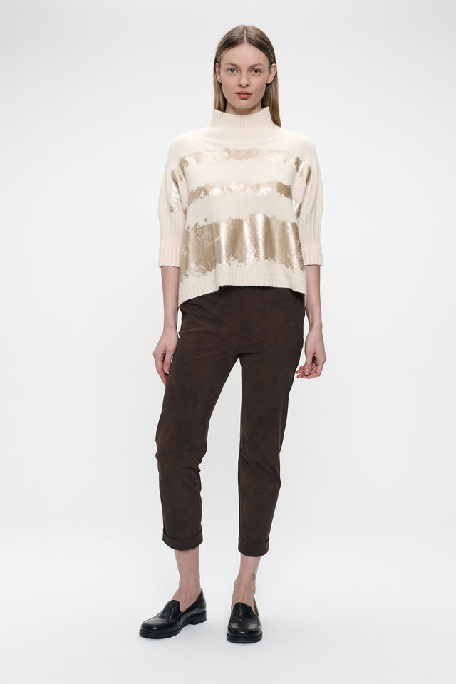 Pullover gold print NB2404