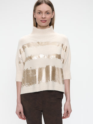 Pullover gold print NB2404