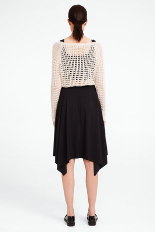 Caro strech technical jersey skirt