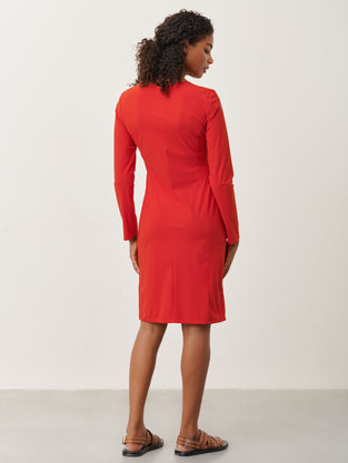 Scarlet Dress-LS Technical Jersey