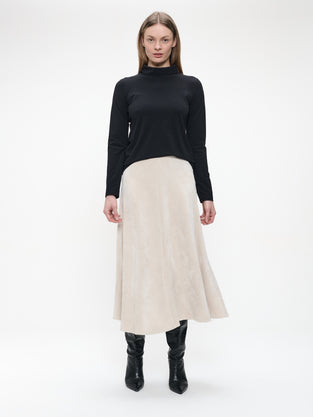 Hilary top brush tech jersey