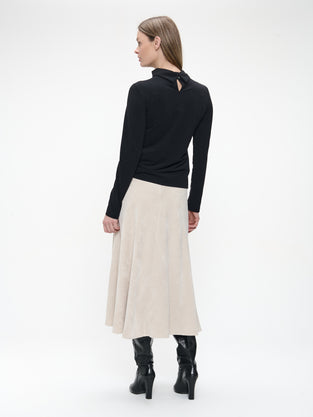 Hilary top brush tech jersey