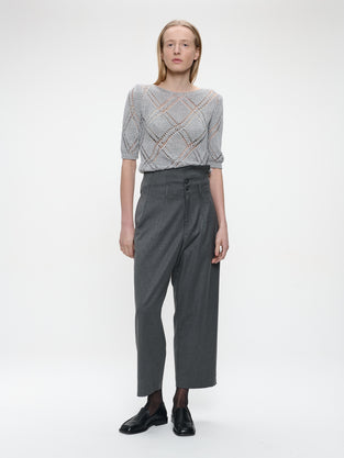 Openwork top with sequins 9040
