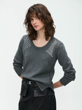 Pullover Mettal Eyelets