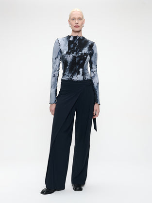 Janette allover print top