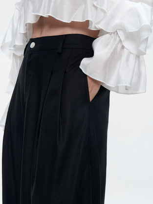 Takara linen mix pants