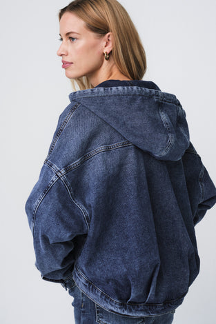 Nevada hood denim jacket