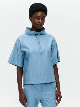 Florian eco-leather top