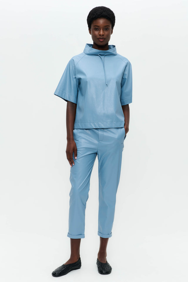 Florian eco-leather top