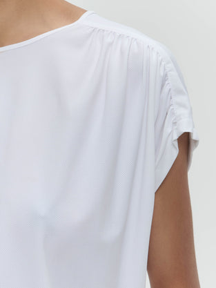 Britta structure technical jersey top