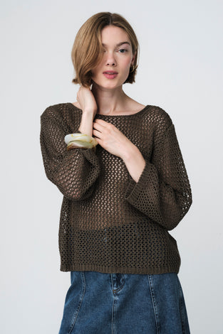 Open-back sweater 2041